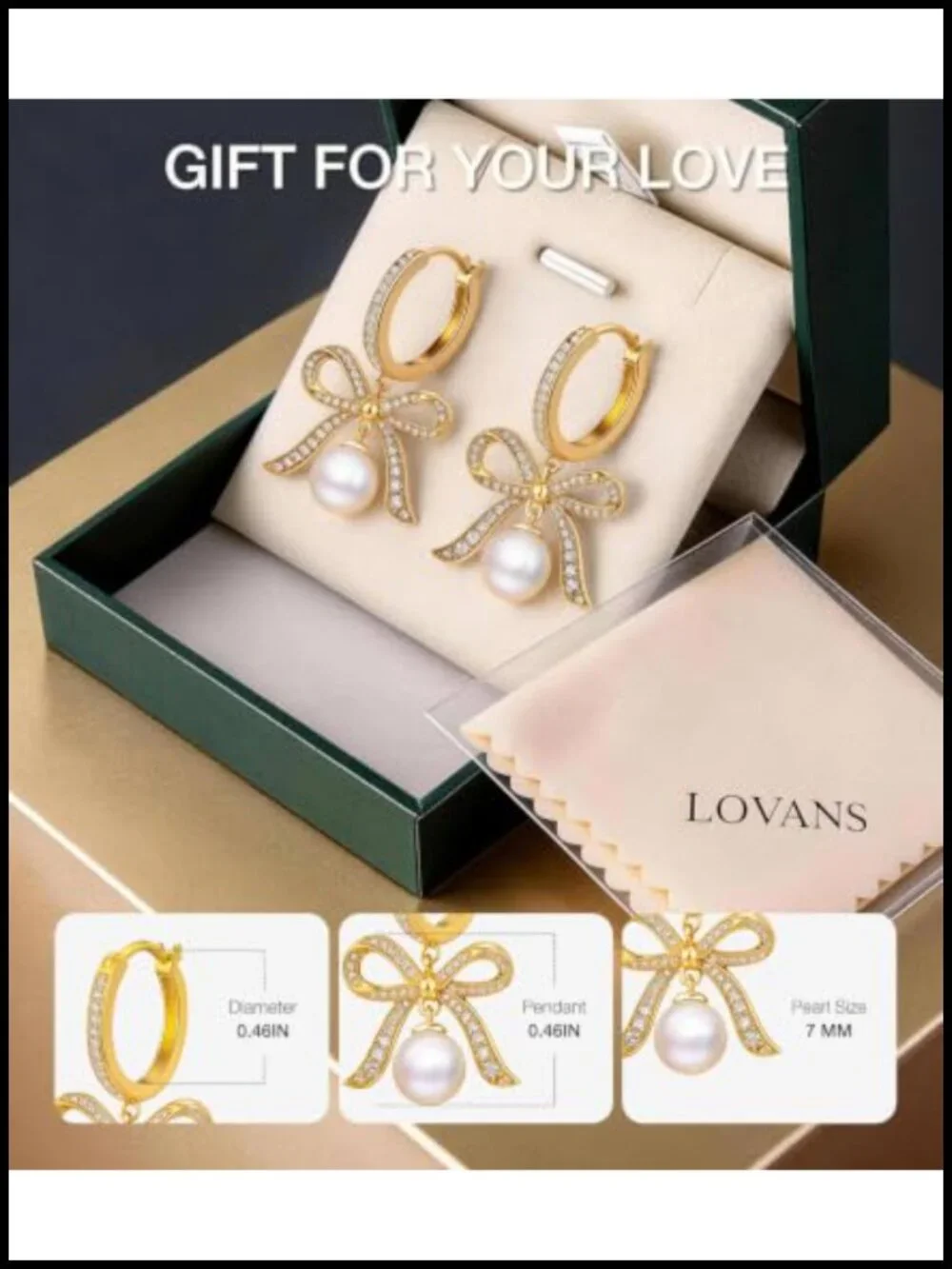14K Gold Plated Pearl Drop Huggie Hoop Earrings Hypoallergenic 925 Sterling